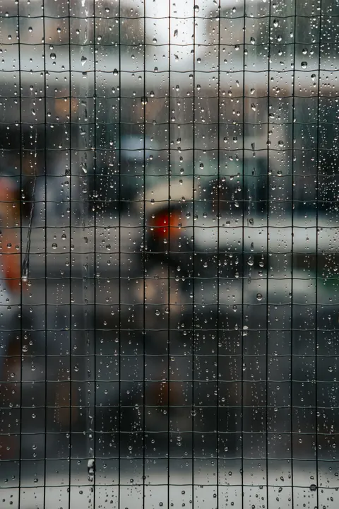 Rain Window Phone Wallpaper · rain · 1440×2160