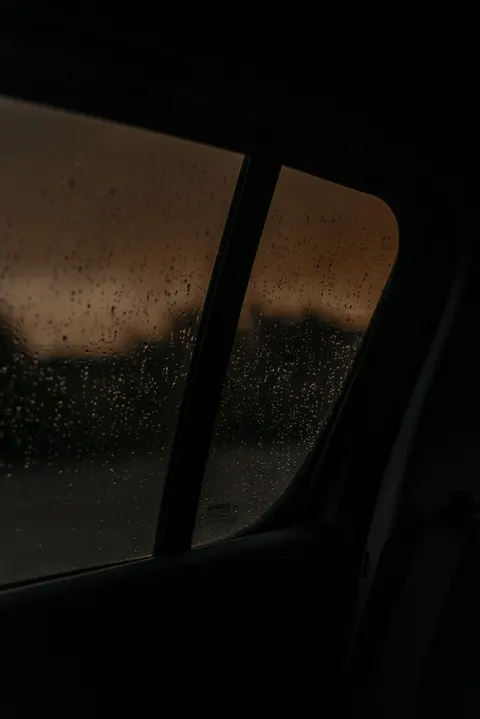 Rain Window Phone Wallpaper · rain · 1440×2157