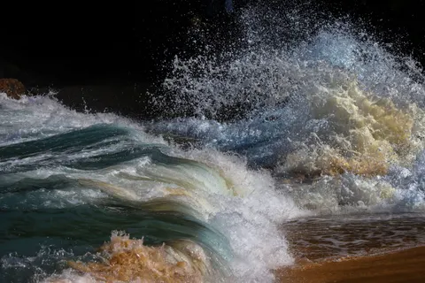 Stürmische See 4K Hintergrundbild · ocean · 3840×2560