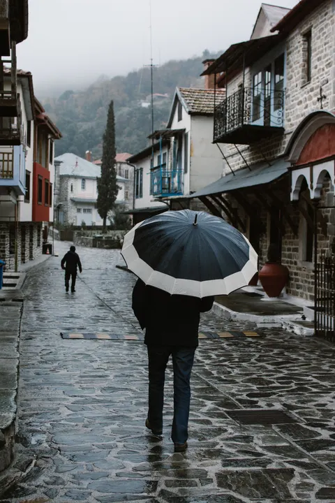 Rain Street Phone Wallpaper · rain · 1440×2160
