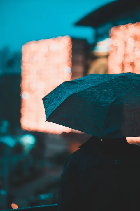 Rain Street Phone Wallpaper · rain · 1440×2159