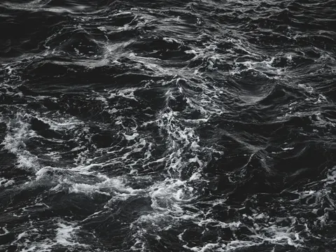 Stormachtige zee 4K-achtergrond · ocean · 3840×2880