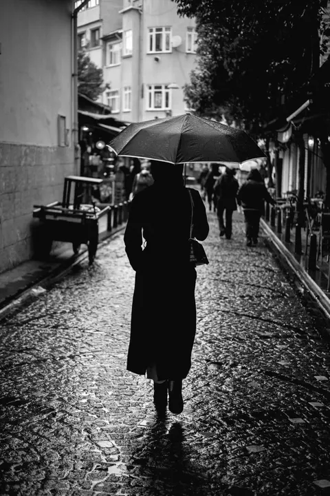Rain Street Phone Wallpaper · rain · 1440×2160