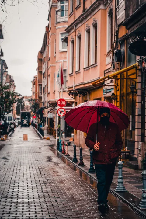 Rain Street Phone Wallpaper · rain · 1440×2160