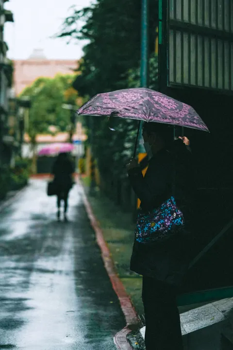 Rain Street Phone Wallpaper · rain · 1440×2159