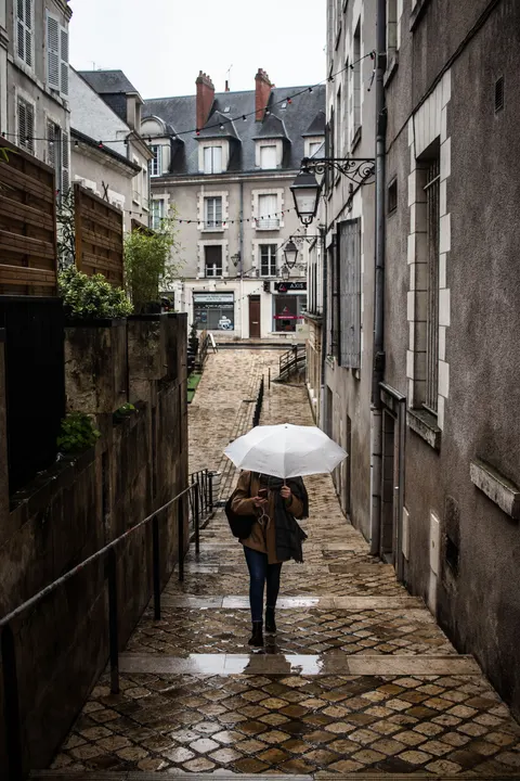 Rain Street Phone Wallpaper · rain · 1440×2160