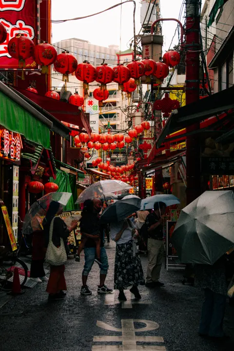 Rain Street Phone Wallpaper · rain · 1440×2160
