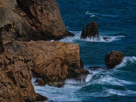خلفية بحر عاصف بدقة 4K · ocean · 3840×2880