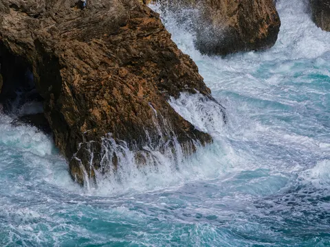 Stormy Sea 4K Wallpaper · ocean · 3840×2880