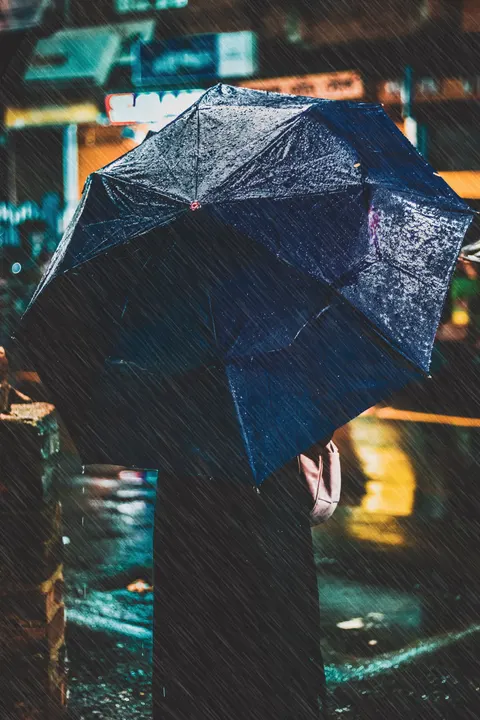 Rain Street Phone Wallpaper · rain · 1440×2160
