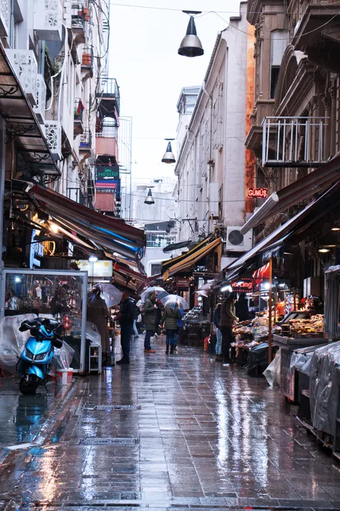Rain Street Phone Wallpaper · rain · 1440×2160