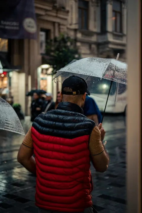 Rain Street Phone Wallpaper · rain · 1440×2160