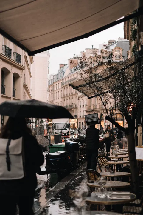 Rain Street Phone Wallpaper · rain · 1440×2160