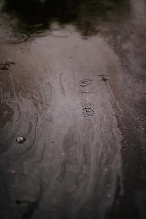 Rain Puddle Phone Wallpaper · rain · 1440×2157