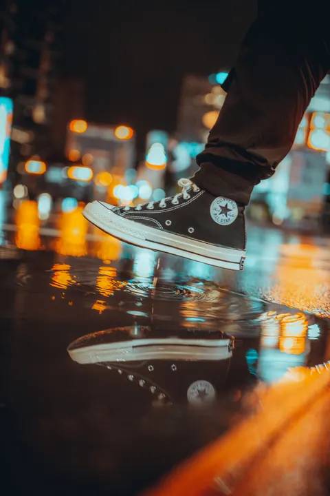 Rain Puddle Phone Wallpaper · rain · 1440×2160