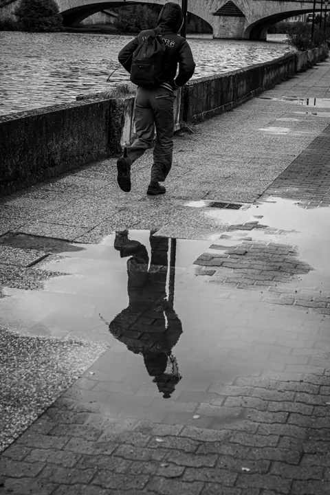 Rain Puddle Phone Wallpaper · rain · 1440×2160