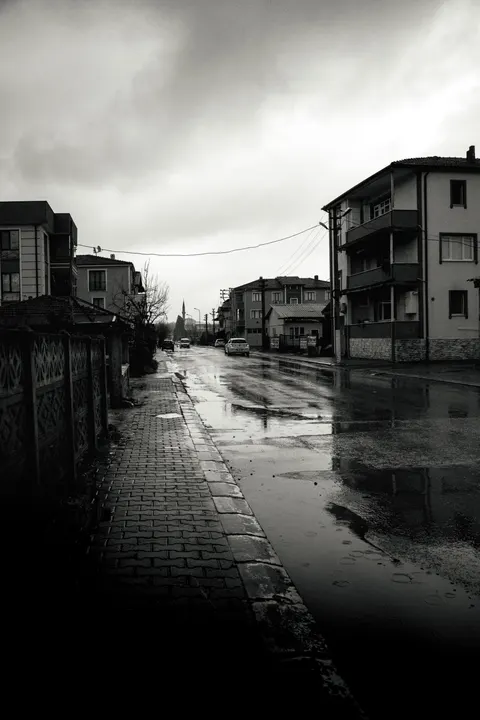 Rain Puddle Phone Wallpaper · rain · 1440×2160