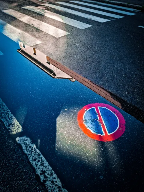 Rain Puddle Phone Wallpaper · rain · 1440×1920