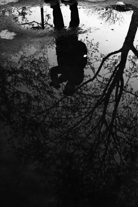 Rain Puddle Phone Wallpaper · rain · 1440×2160