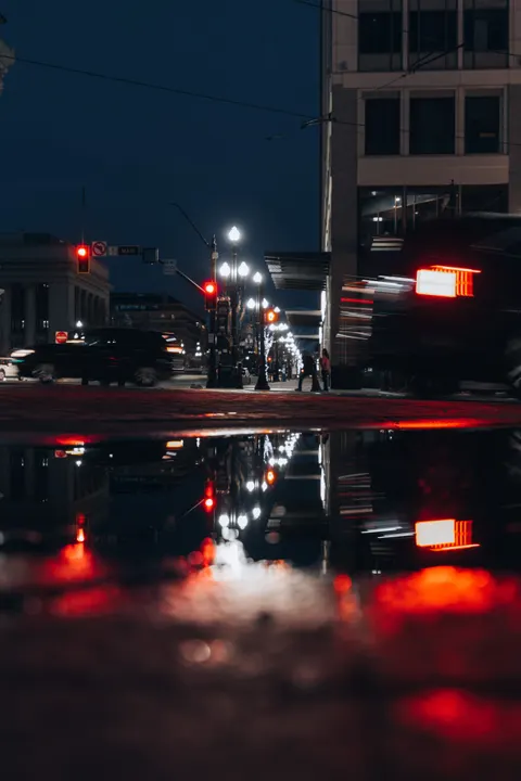 Rain Puddle Phone Wallpaper · rain · 1440×2159