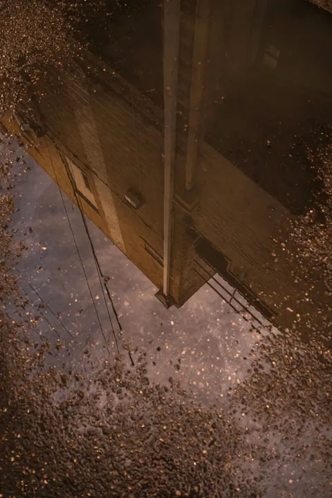 Rain Puddle Phone Wallpaper · rain · 1440×2160