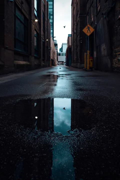 Rain Puddle Phone Wallpaper · rain · 1440×2160