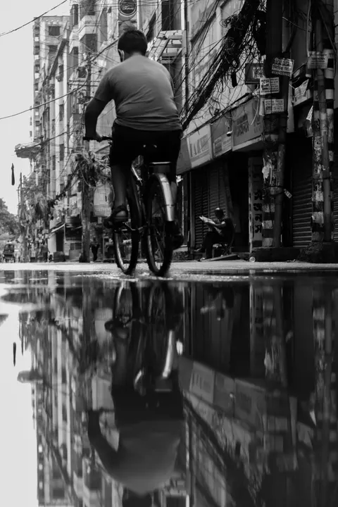 Rain Puddle Phone Wallpaper · rain · 1440×2160