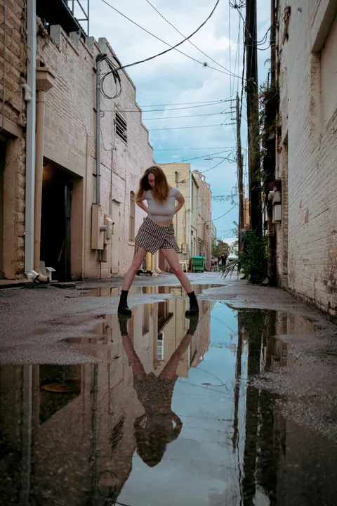Rain Puddle Phone Wallpaper · rain · 1440×2160