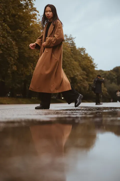Rain Puddle Phone Wallpaper · rain · 1440×2160