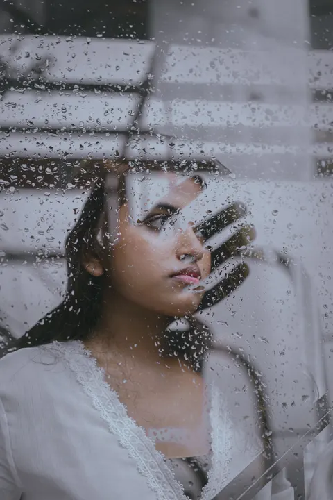 Rain Window Phone Wallpaper · rain · 1440×2159