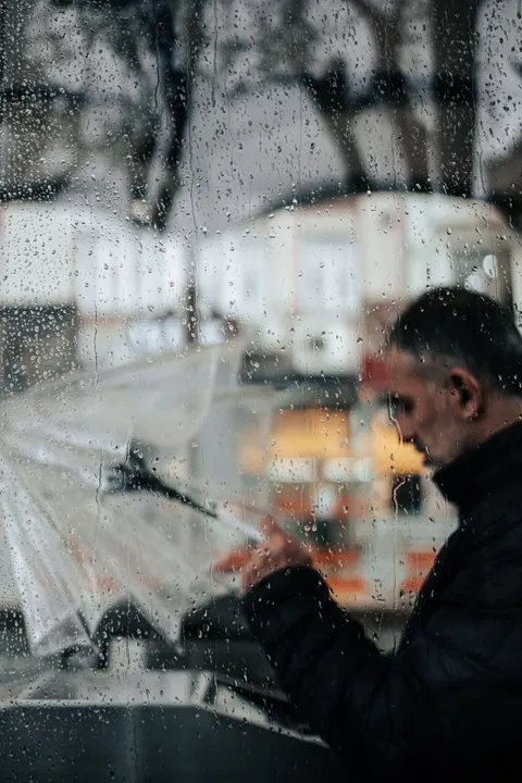 Rain Window Phone Wallpaper · rain · 1440×2160