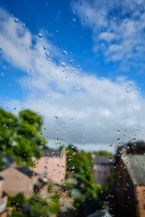Rain Window Phone Wallpaper · rain · 1440×2160