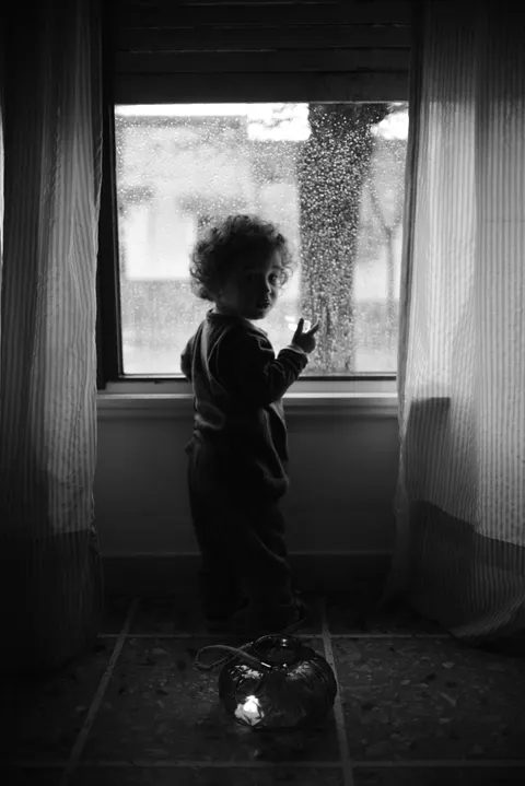 Rain Window Phone Wallpaper · rain · 1440×2157
