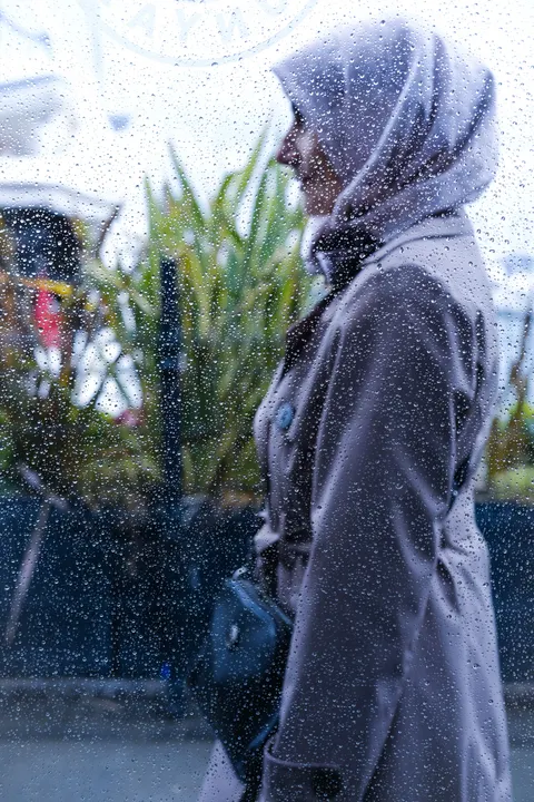 Rain Window Phone Wallpaper · rain · 1440×2160
