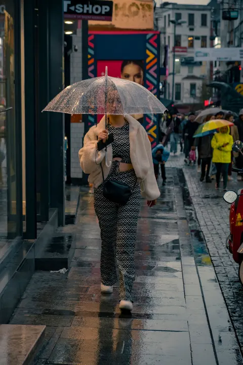 Rain Street Phone Wallpaper · rain · 1440×2160