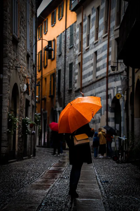 Rain Street Phone Wallpaper · rain · 1440×2160