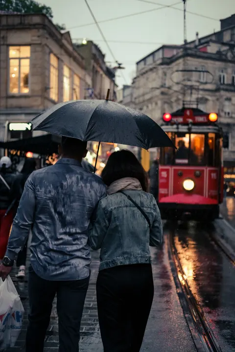 Rain Street Phone Wallpaper · rain · 1440×2160