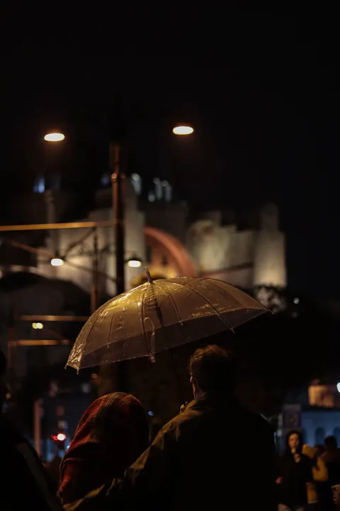 Rain Street Phone Wallpaper · rain · 1440×2160