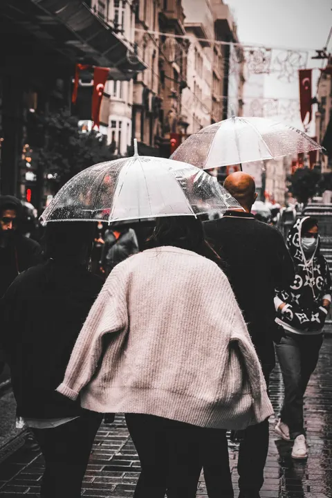Rain Street Phone Wallpaper · rain · 1440×2160