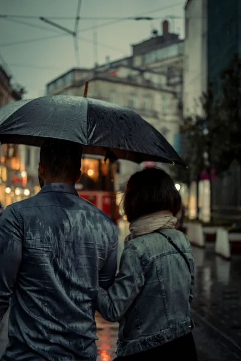Rain Street Phone Wallpaper · rain · 1440×2160
