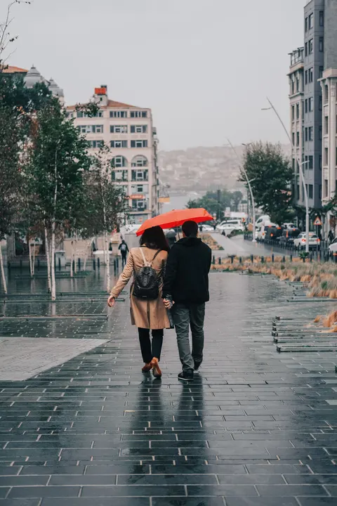 Rain Street Phone Wallpaper · rain · 1440×2160
