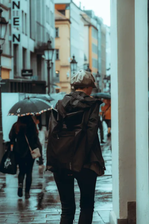 Rain Street Phone Wallpaper · rain · 1440×2160