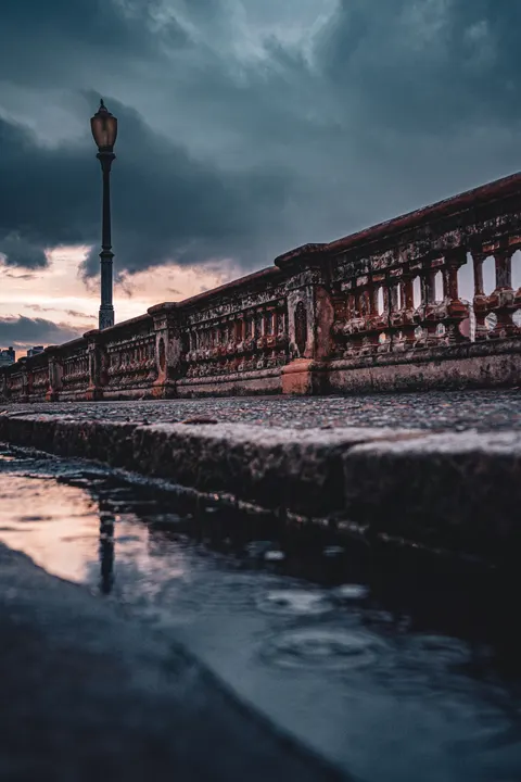 Rain Puddle Phone Wallpaper · rain · 1440×2160