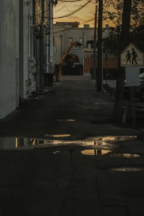 Rain Puddle Phone Wallpaper · rain · 1440×2160