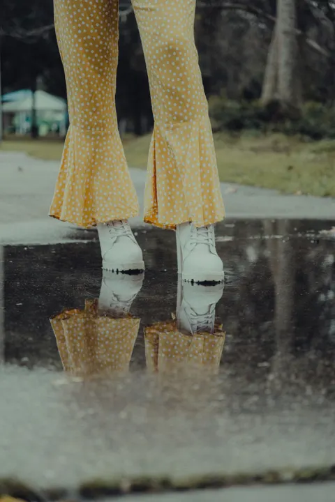 Rain Puddle Phone Wallpaper · rain · 1440×2160