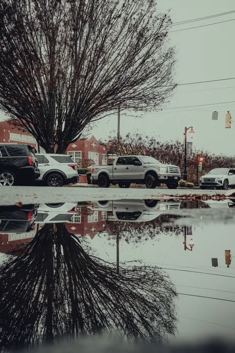 Rain Puddle Phone Wallpaper · rain · 1440×2160