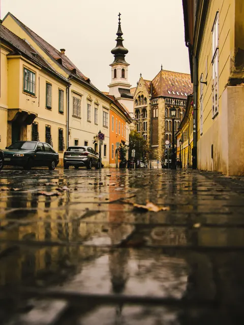 Rain Puddle Phone Wallpaper · rain · 1440×1920
