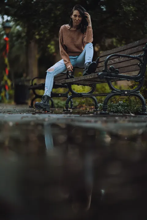 Rain Puddle Phone Wallpaper · rain · 1440×2160