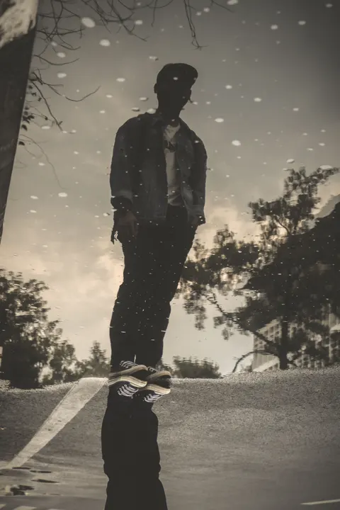 Rain Puddle Phone Wallpaper · rain · 1440×2160