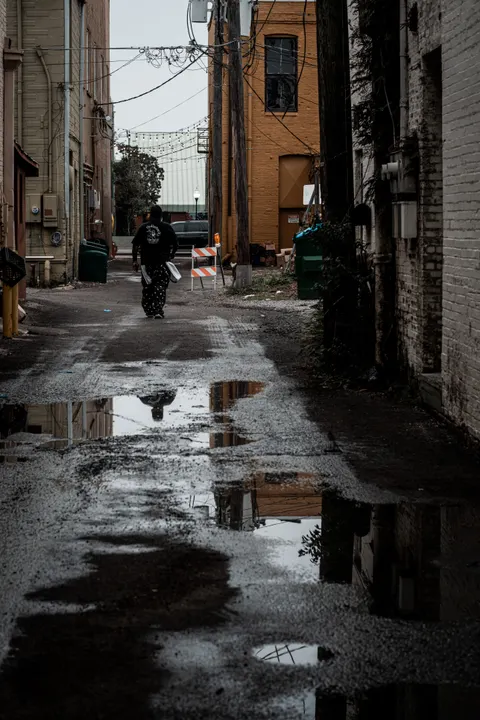 Rain Puddle Phone Wallpaper · rain · 1440×2160